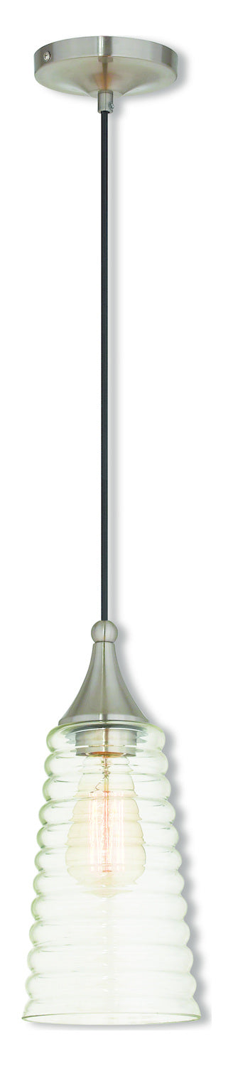 Brushed Nickel Mini Pendant by Livex Lighting