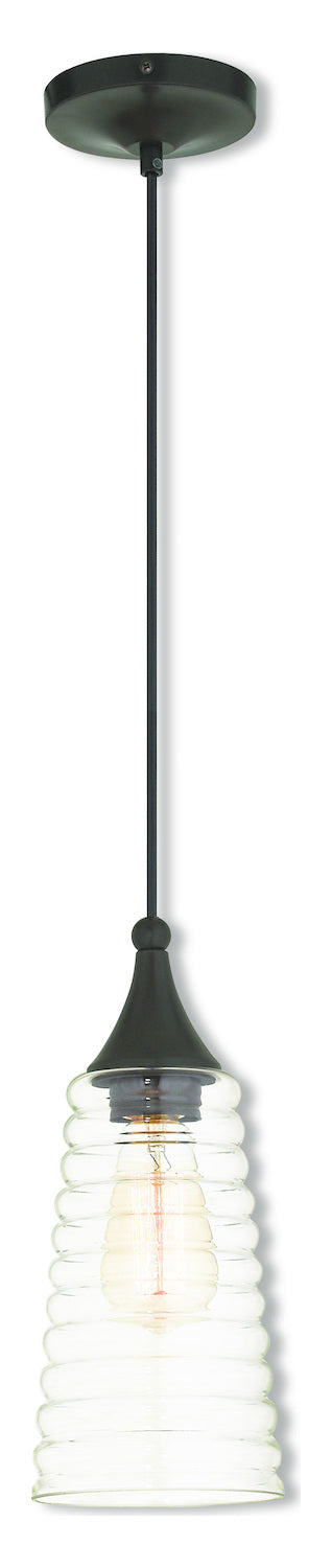English Bronze Mini Pendant by Livex Lighting