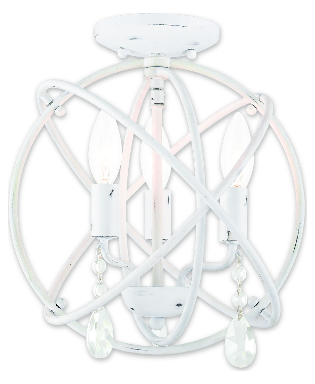 Convertible Mini Chandelier/Ceiling Mount
