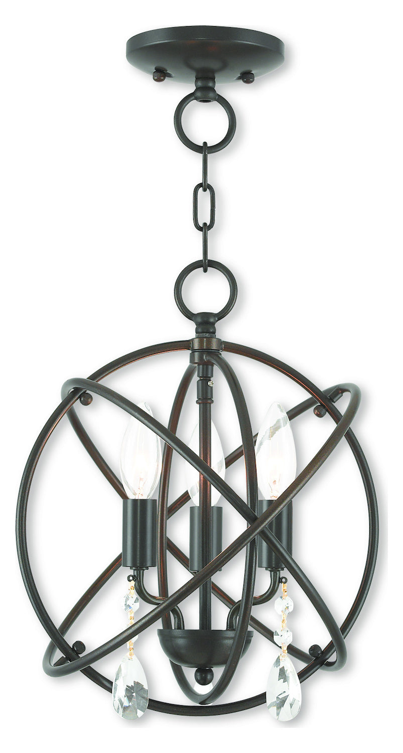 Convertible Mini Chandelier/Ceiling Mount by Livex Lighting