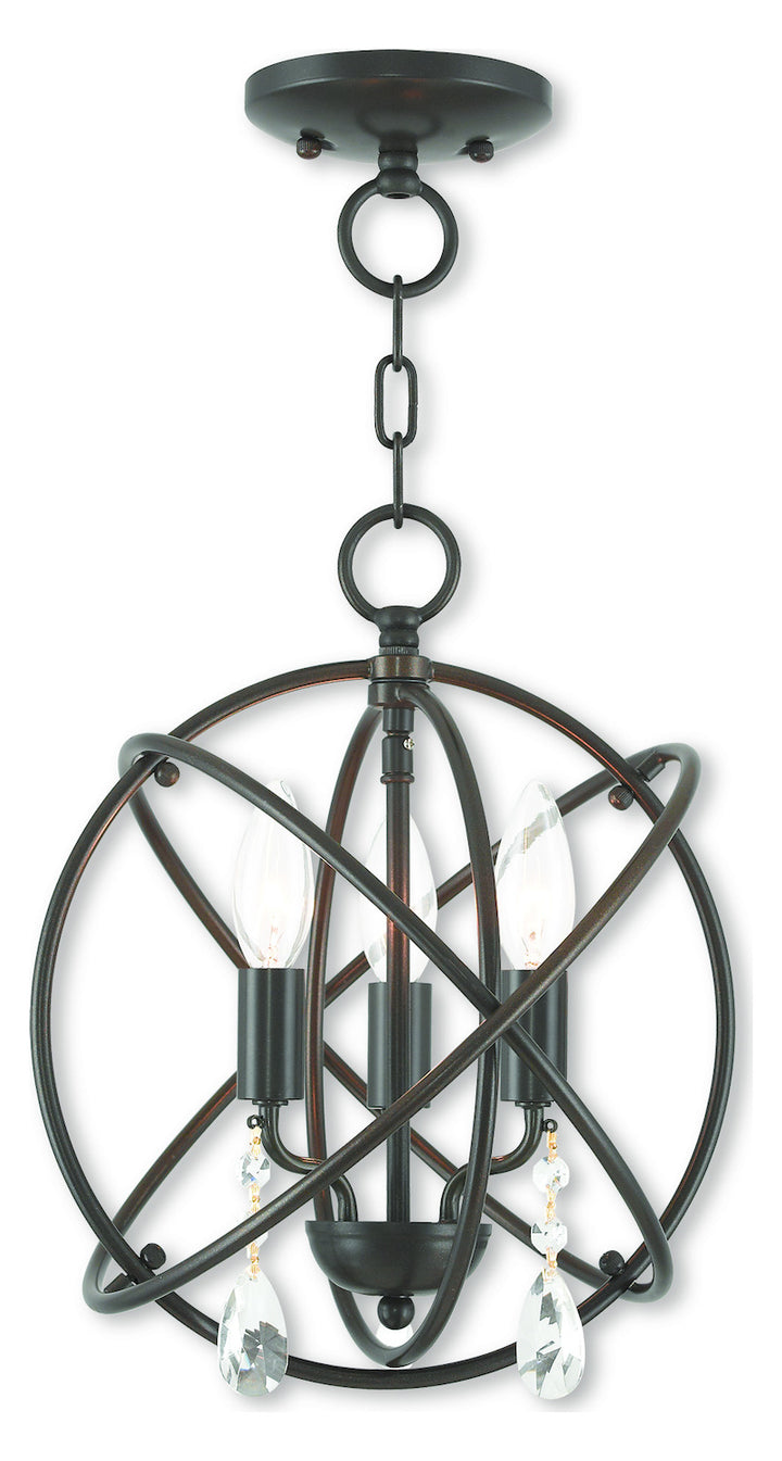 Convertible Mini Chandelier/Ceiling Mount by Livex Lighting