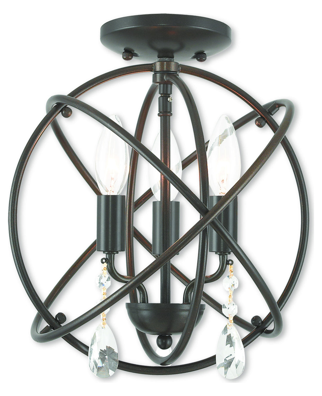 Convertible Mini Chandelier/Ceiling Mount