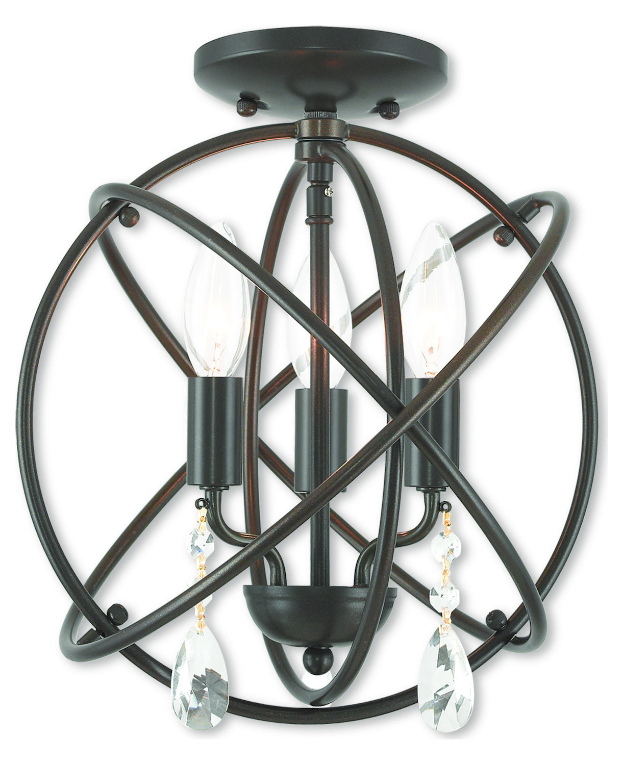 Convertible Mini Chandelier/Ceiling Mount