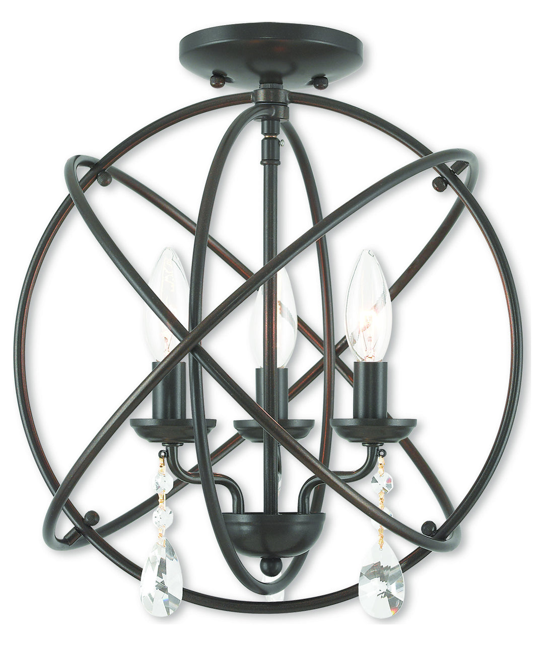 Convertible Mini Chandelier/Ceiling Mount