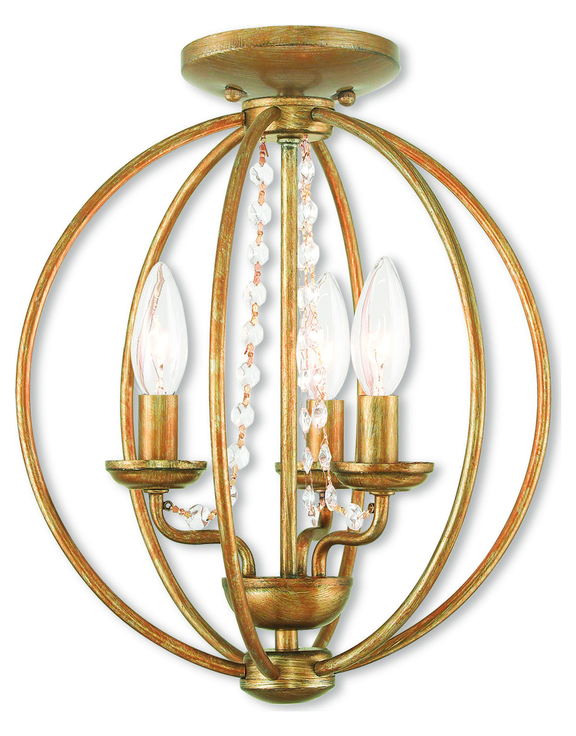 Convertible Mini Chandelier/Ceiling Mount