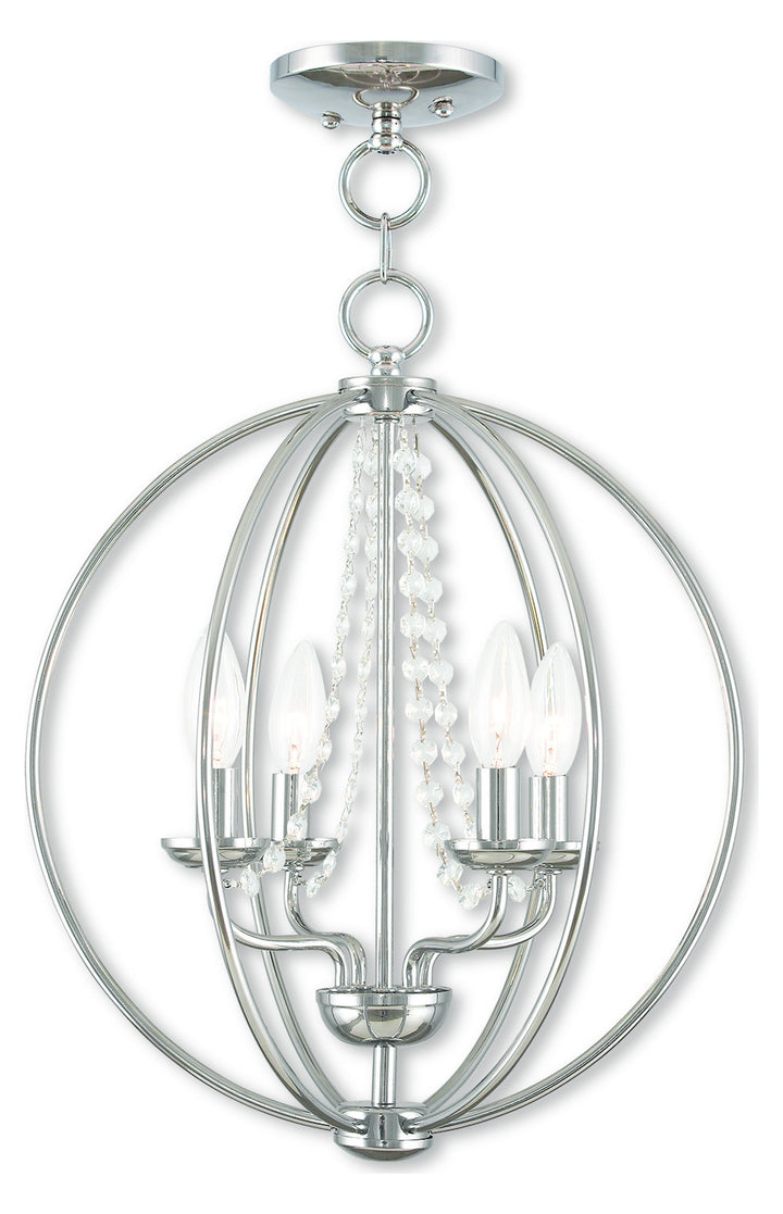 Convertible Mini Chandelier/Ceiling Mount by Livex Lighting