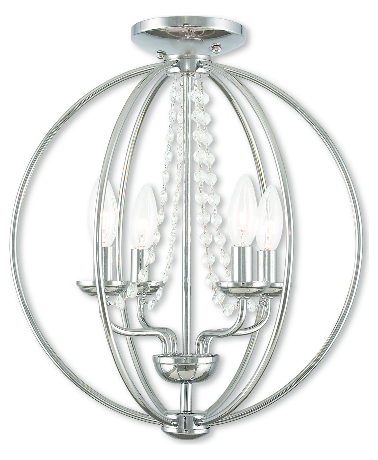 Convertible Mini Chandelier/Ceiling Mount