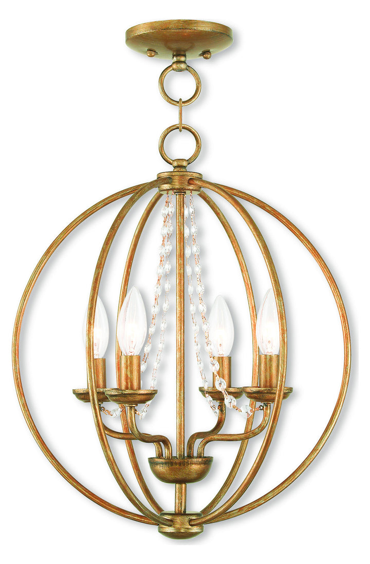 Convertible Mini Chandelier/Ceiling Mount by Livex Lighting