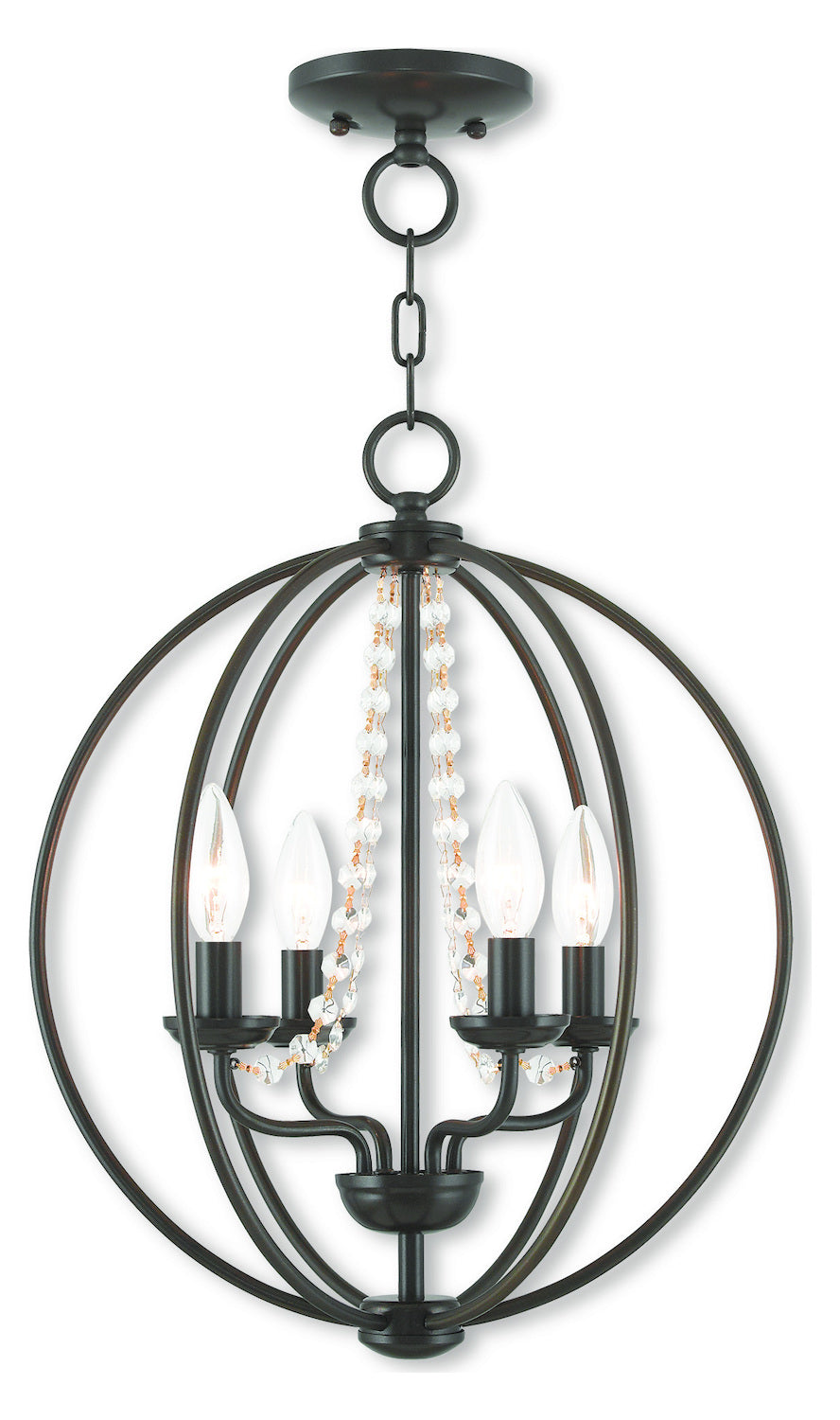 Convertible Mini Chandelier/Ceiling Mount by Livex Lighting