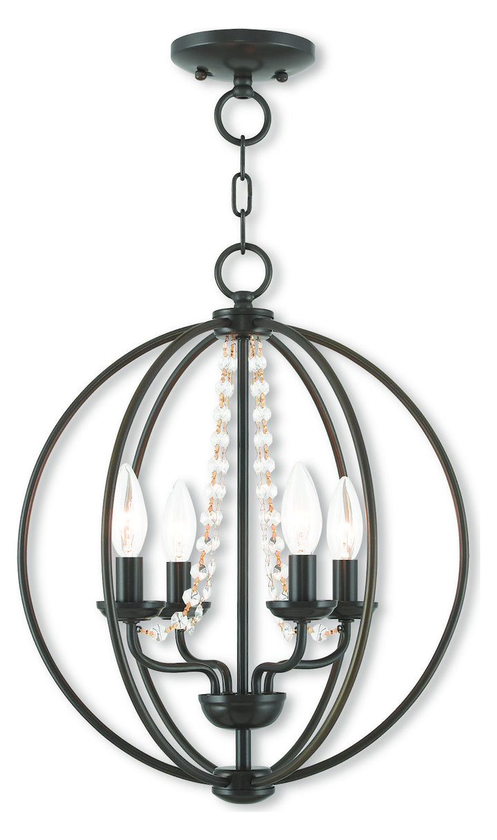 Convertible Mini Chandelier/Ceiling Mount by Livex Lighting