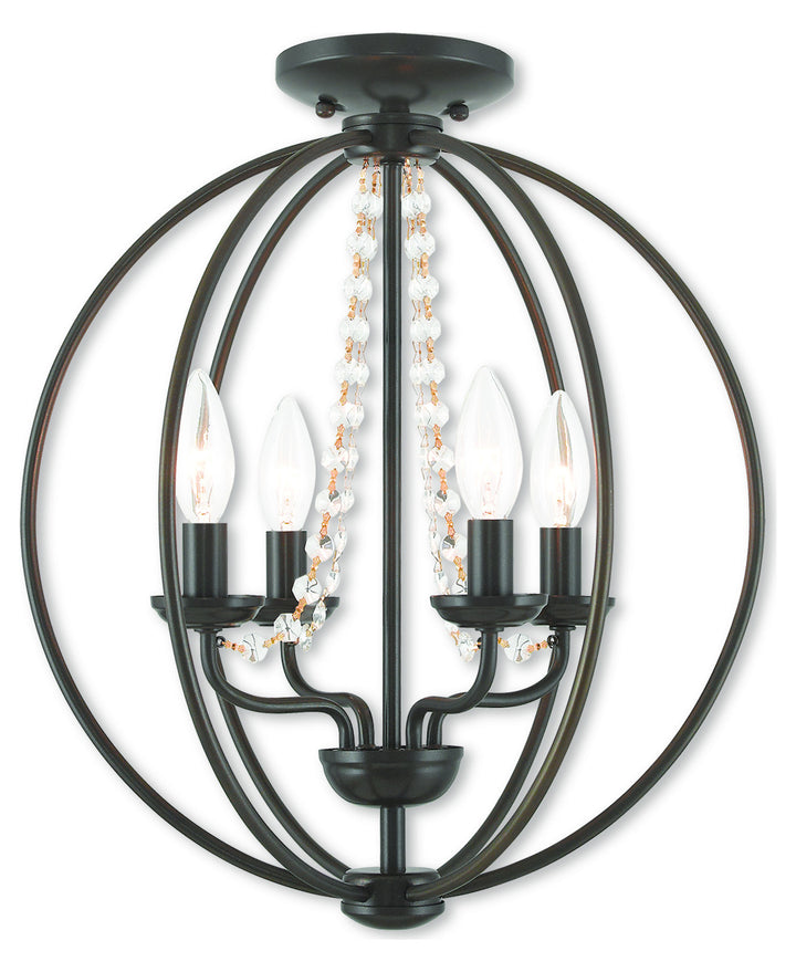 Convertible Mini Chandelier/Ceiling Mount