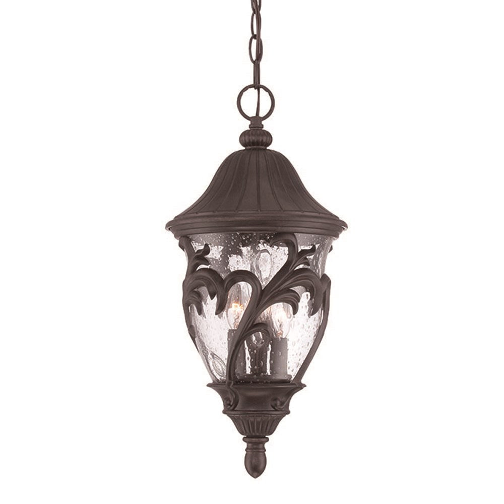 3-Light Outdoor Black Coral Light Fixture by Acclaim Lighting