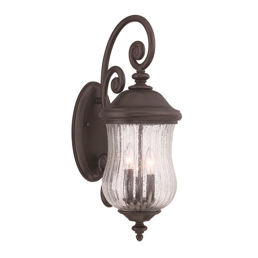 3-Light Outdoor Black Coral Light Fixture by Acclaim Lighting