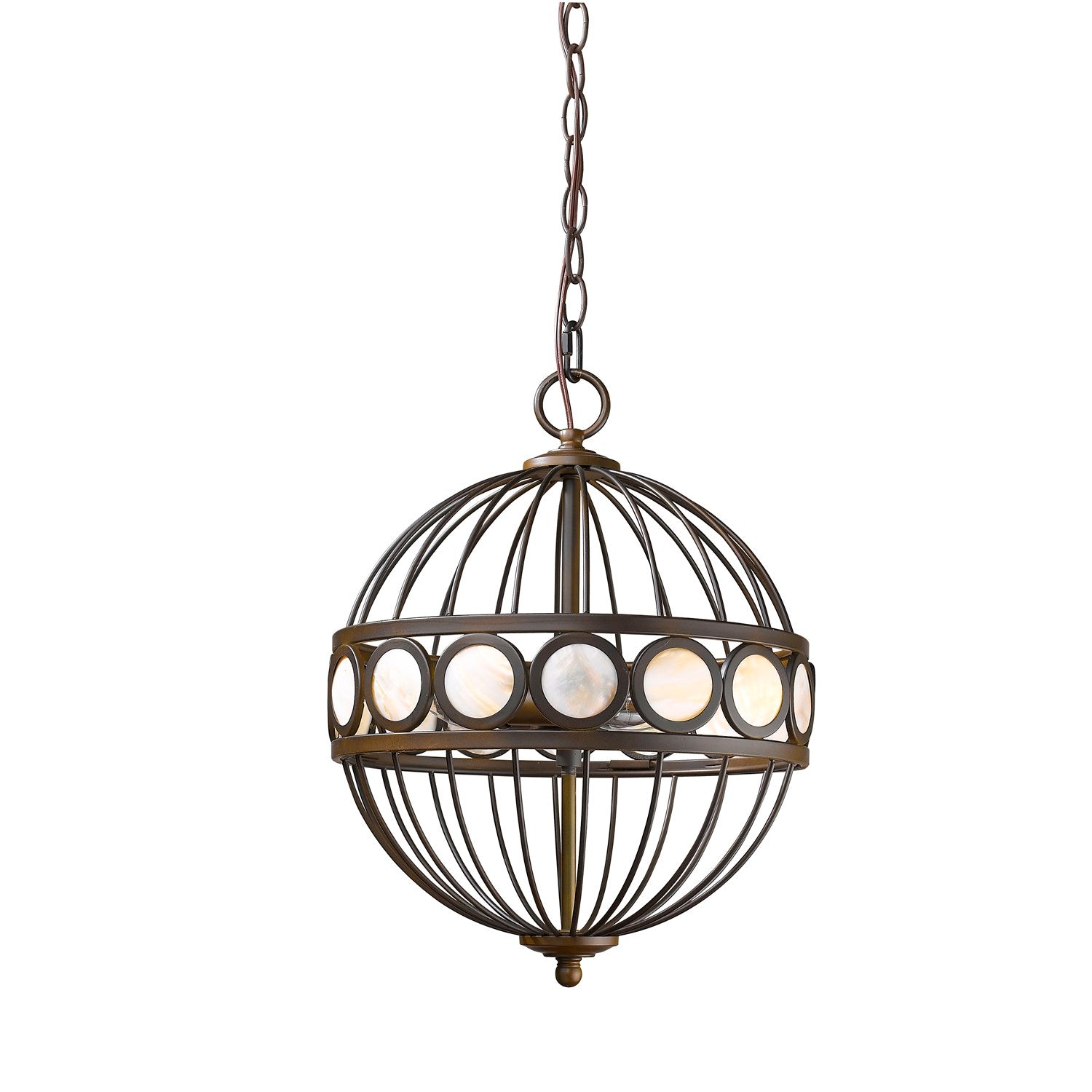 Indoor 3-Light Pendant In Oil Rubbed Bronze by Acclaim Lighting