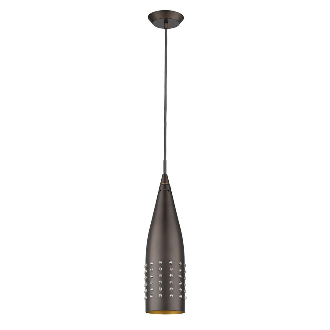 Indoor 1-Light Pendant W/Metal Shade In Oil Rubbed Bronze by Acclaim Lighting