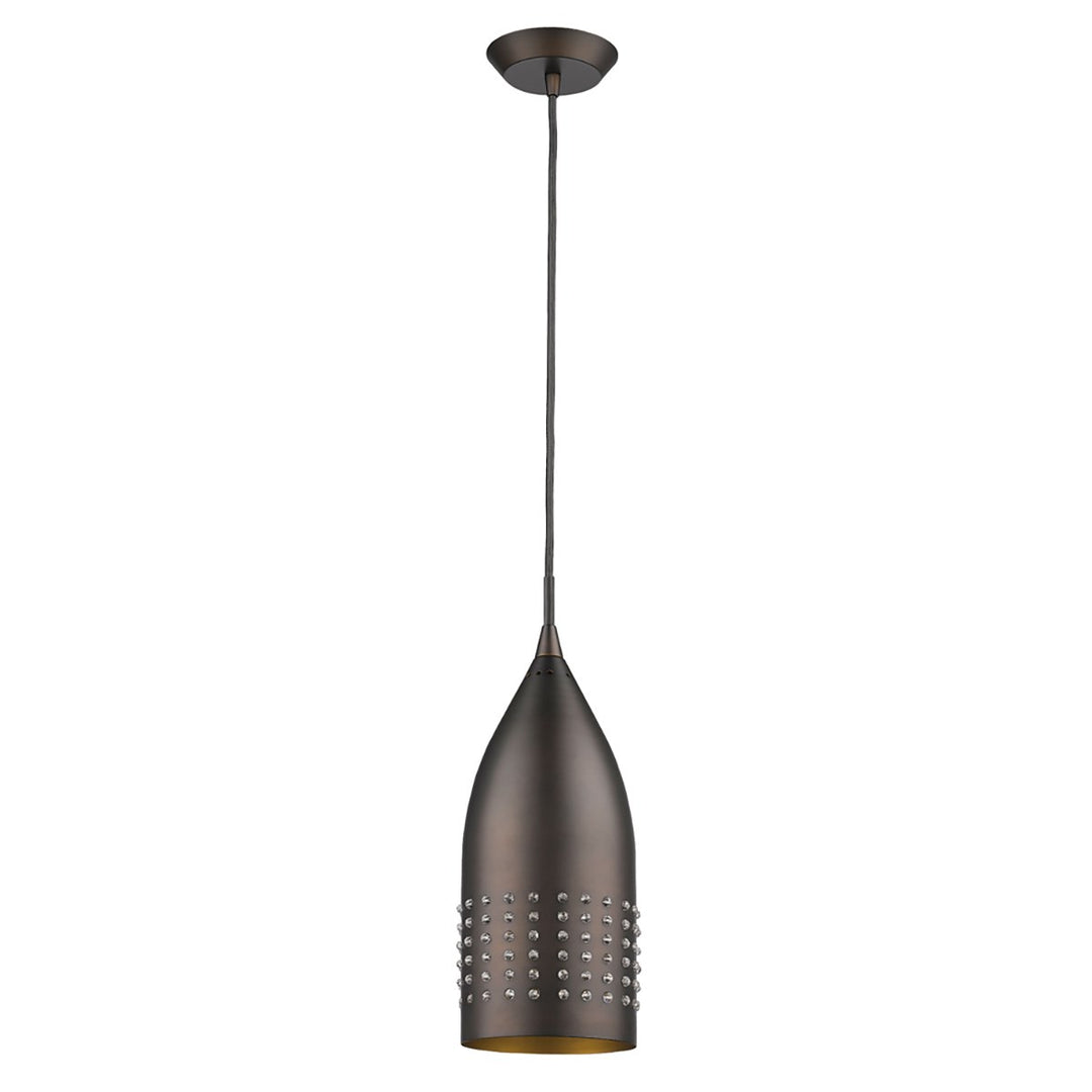 Indoor 1-Light Pendant W/Metal Shade In Oil Rubbed Bronze by Acclaim Lighting