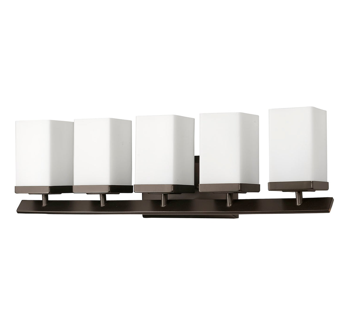 Indoor 5-Light Bath W/Glass Shades In Oil Rubbed Bronze by Acclaim Lighting
