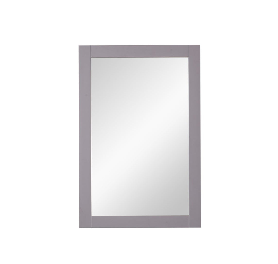 22 In. X 32 In. Wall Mirror In Medium Grey Finish by Elegant Decor