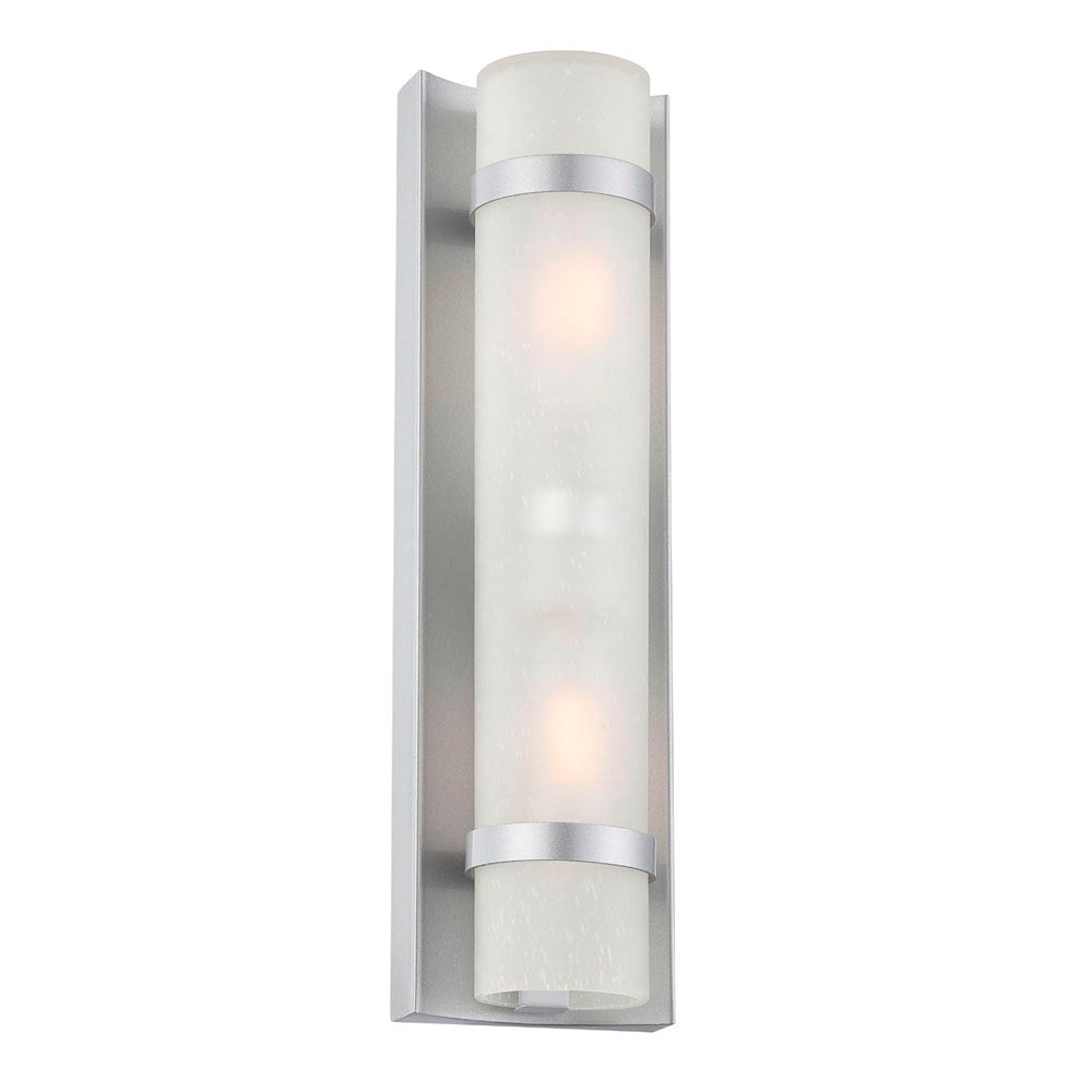 2-Light Outdoor Brushed Silver Light Fixture by Acclaim Lighting