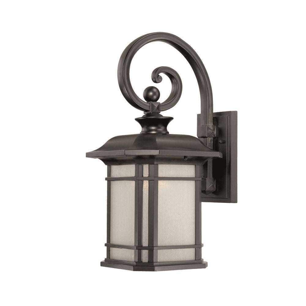 1-Light Outdoor Matte Black Light Fixture by Acclaim Lighting