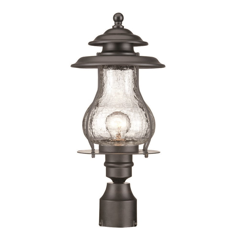 1-Light Outdoor Matte Black Light Fixture by Acclaim Lighting