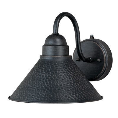 9.75-in Outdoor Wall Light Aged Iron and Light Gold by Vaxcel International