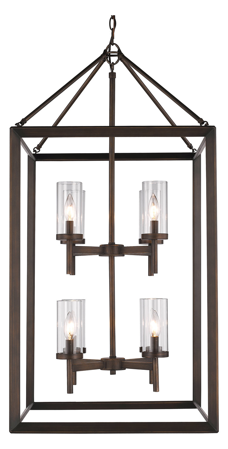 8 Light Pendant by Golden