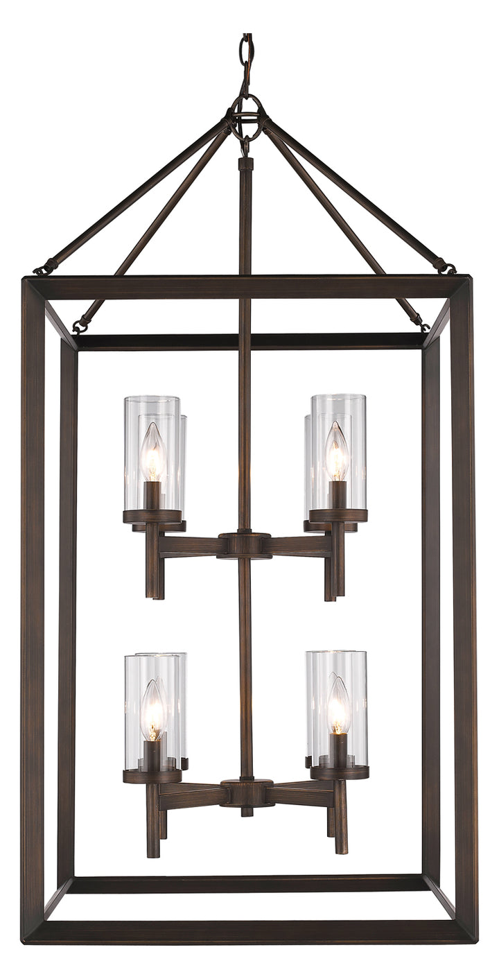 8 Light Pendant by Golden