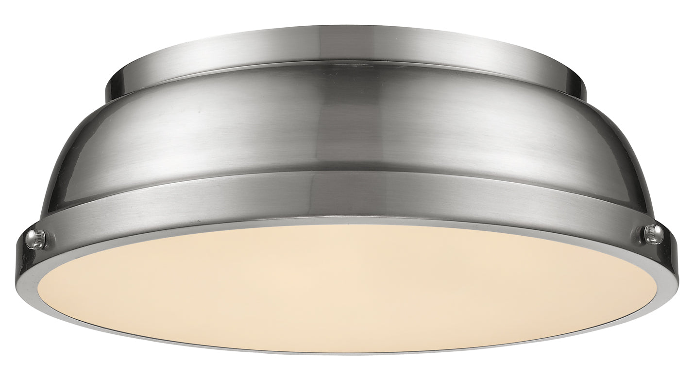 Flush Mount Pewter by Golden