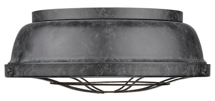 Flush Mount Black Patina by Golden