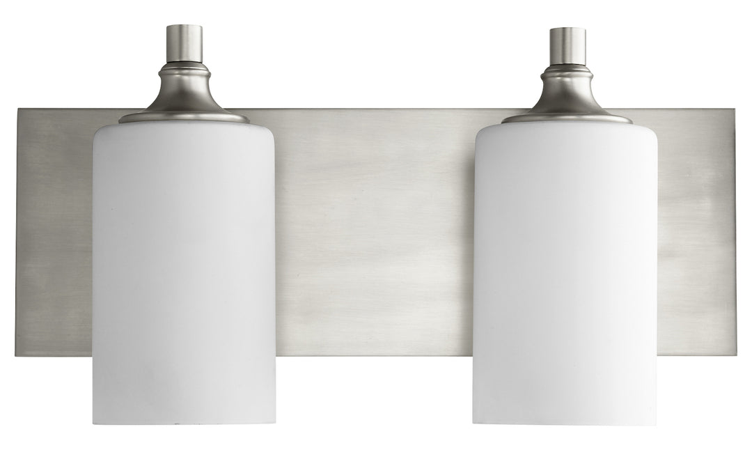 2Lt Vanity Satin Nickel by Quorum