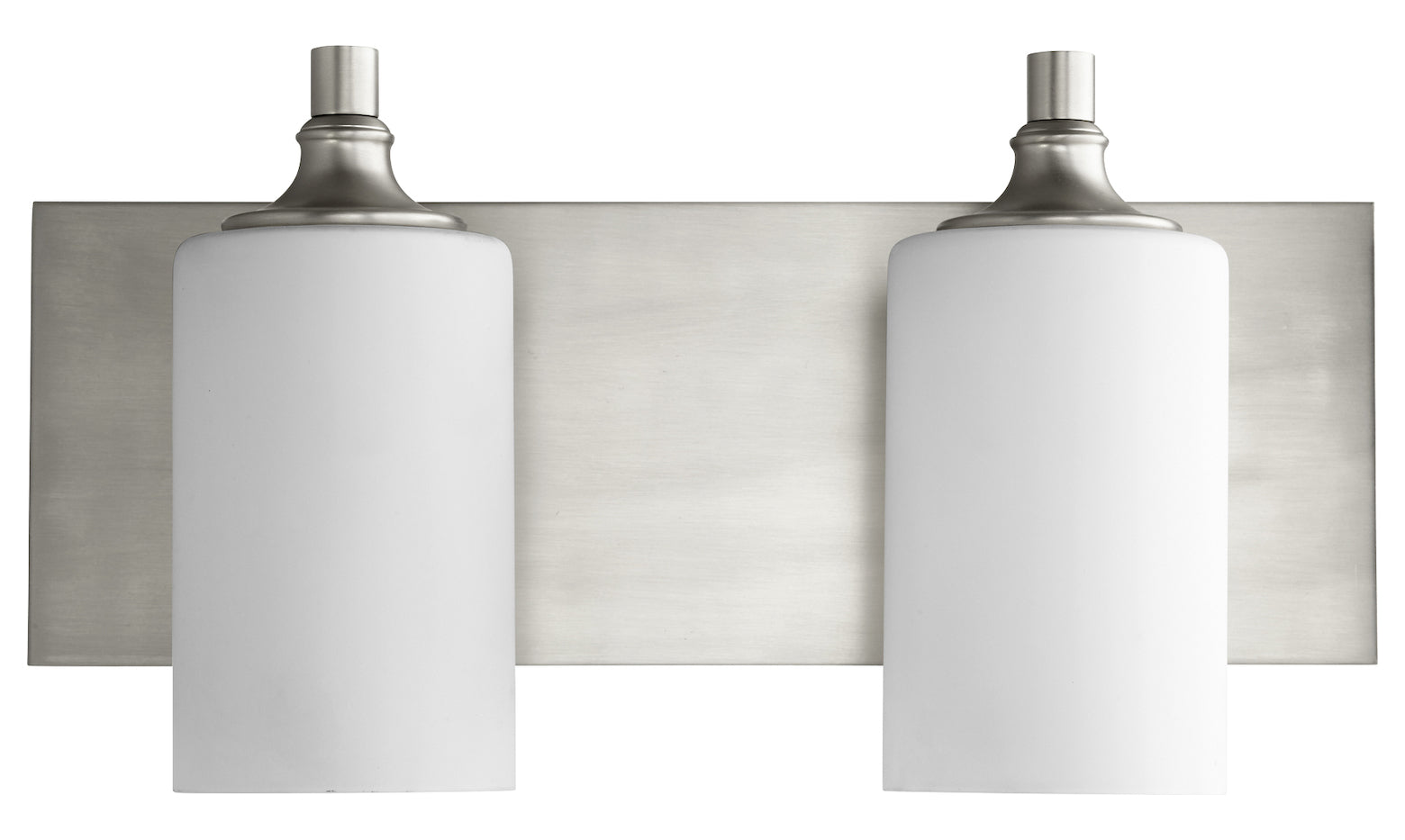 2Lt Vanity Satin Nickel by Quorum