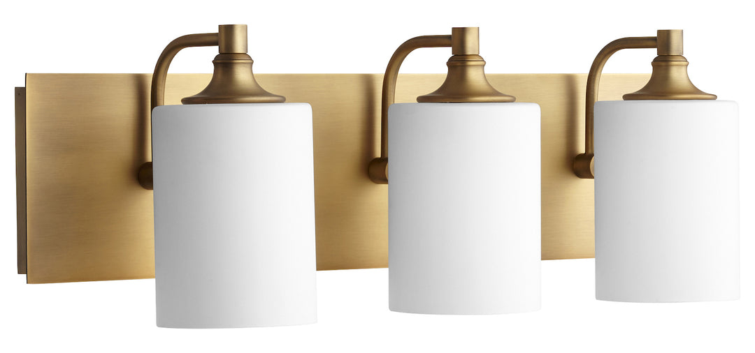 3Lt Vanity Aged Brass by Quorum
