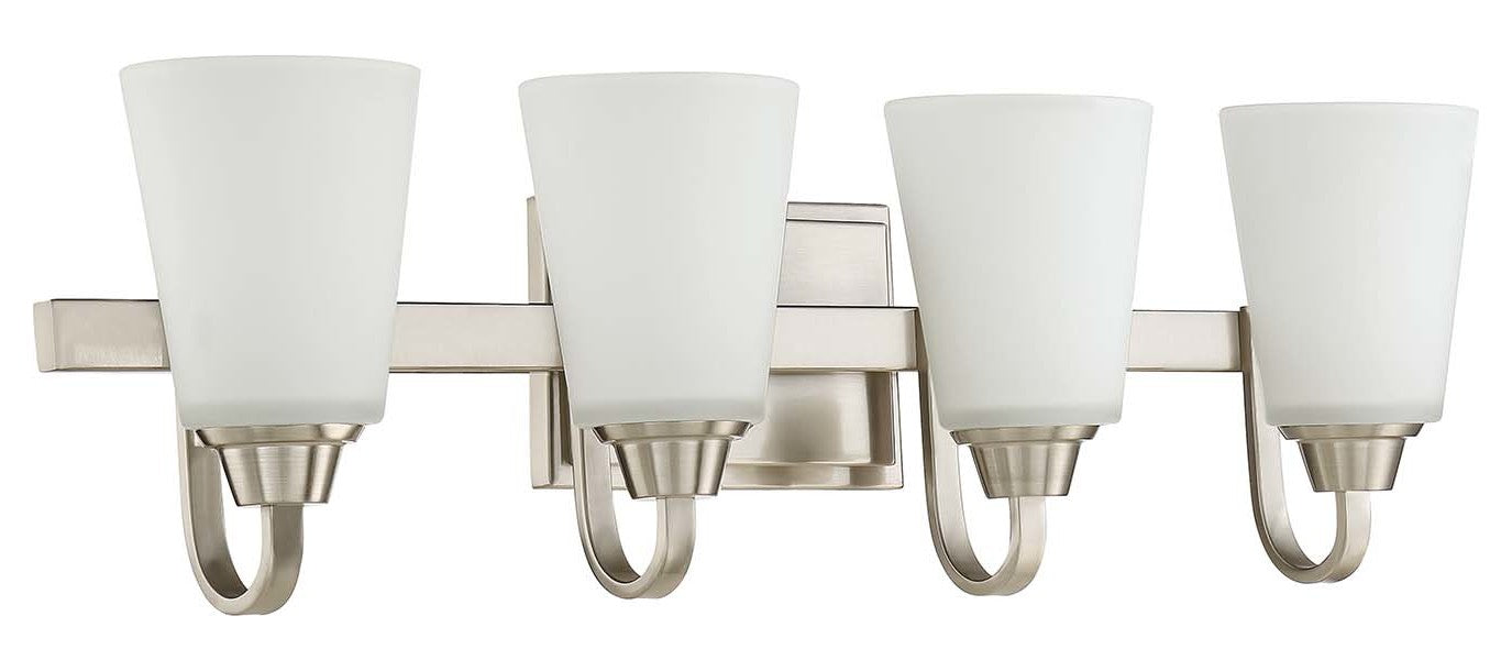 4 Light Vanity in Brushed Polished Nickel by Craftmade
