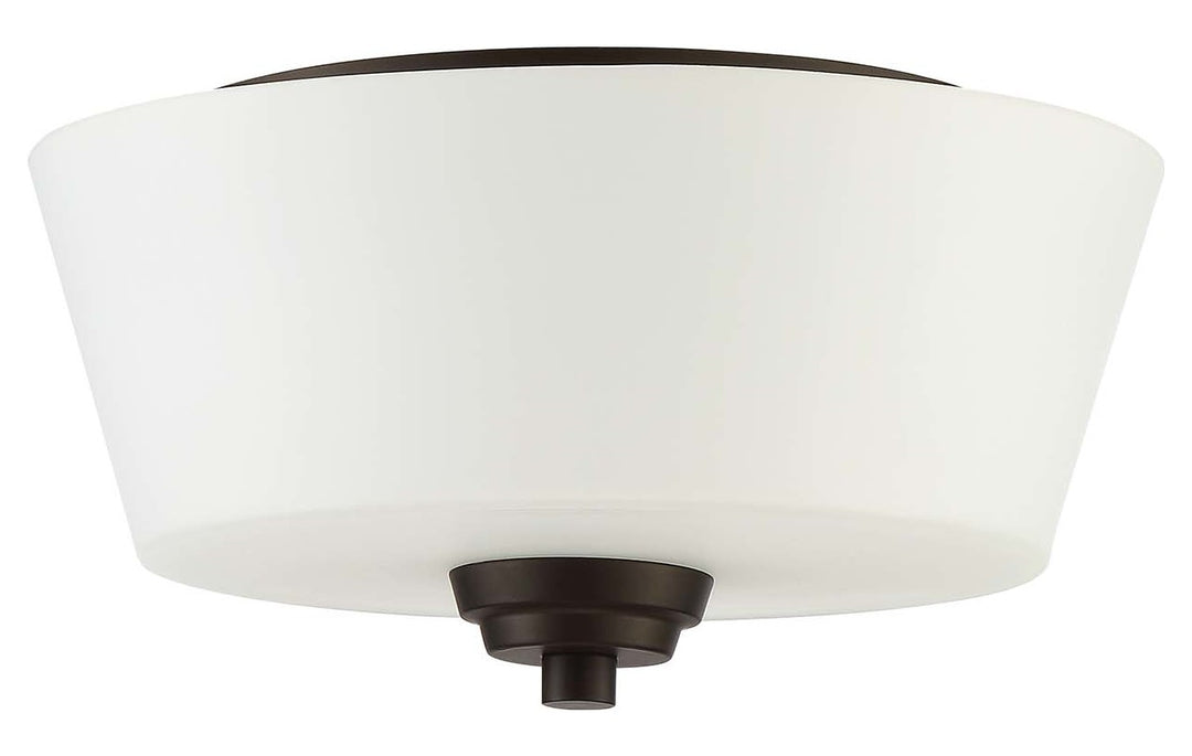 2 Light Flushmount in Espresso by Craftmade