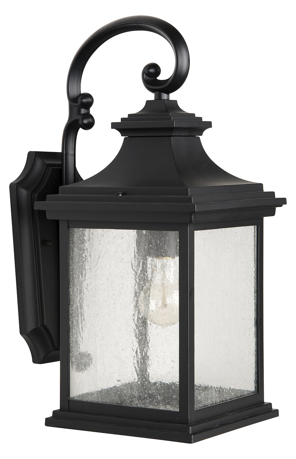 1 Light Medium Outdoor Wall Mount in Midnight by Craftmade