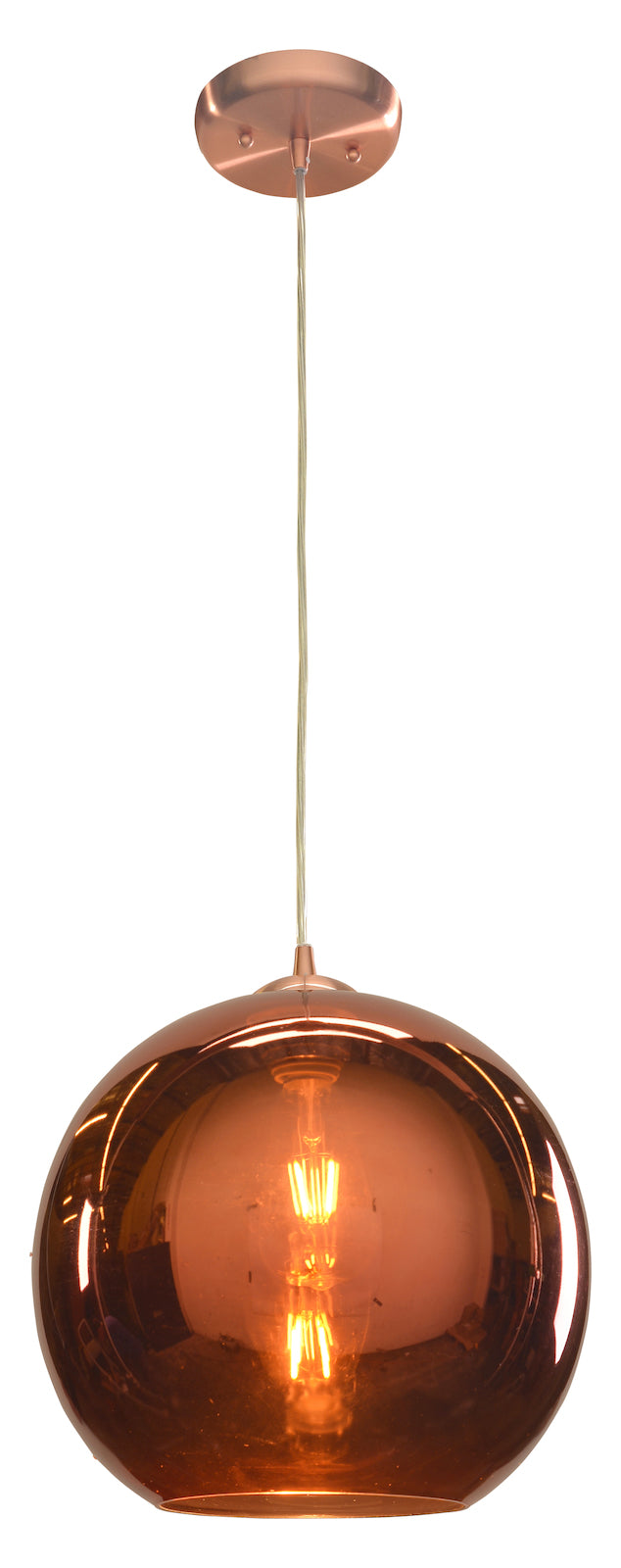 (L) Mirrored Glass Pendant by Access