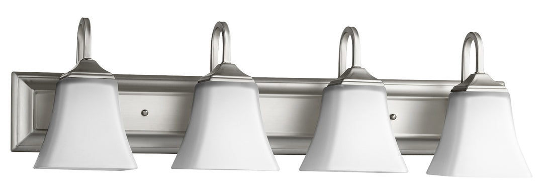 4Lt Stn Opal Vanity Nickel by Quorum