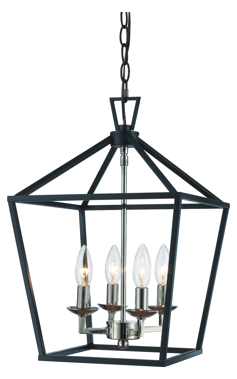 Pendants Polished Chrome+Black by Trans Globe