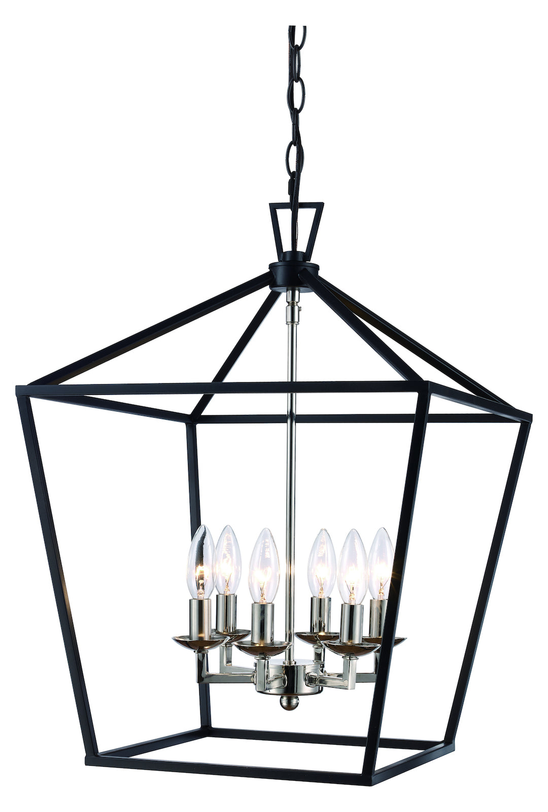 Pendants Polished Chrome+Black by Trans Globe