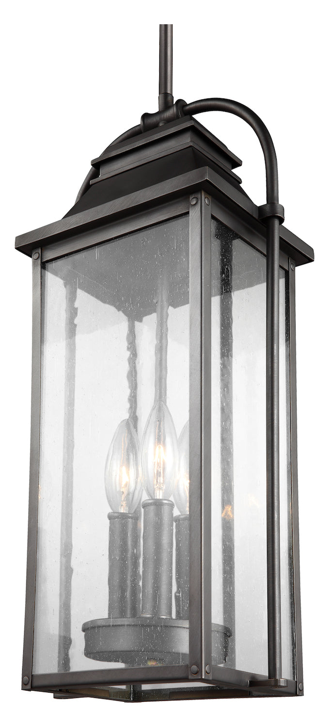 3 - Light Outdoor Pendant Lantern by VC Studio Collection