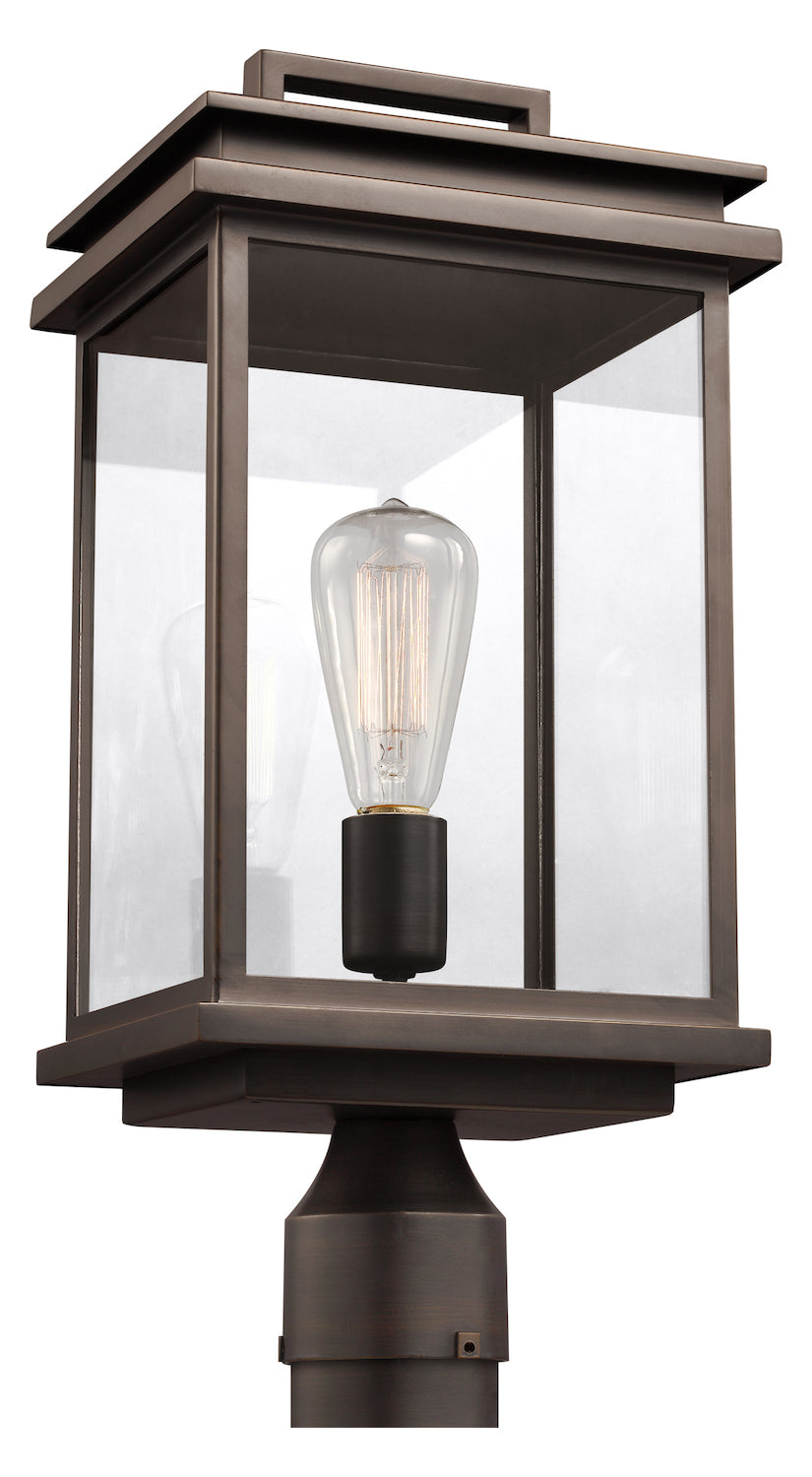 1 - Light Outdoor Post Lantern by VC Studio Collection