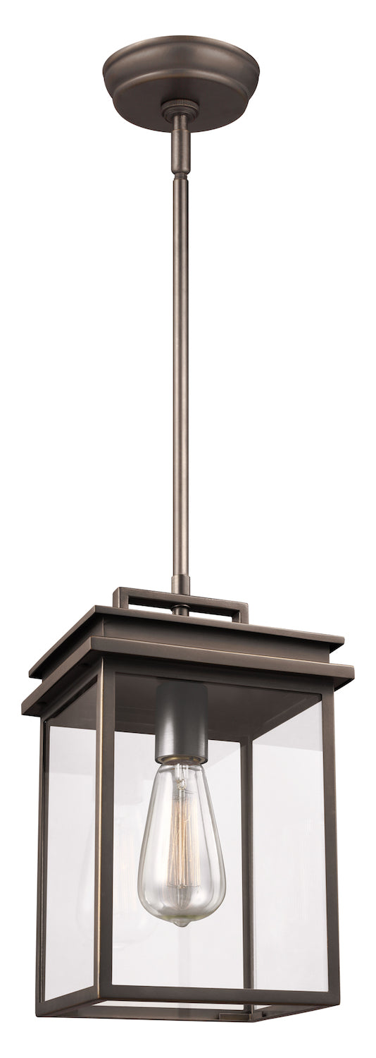 1 - Light Outdoor Pendant Lantern by VC Studio Collection
