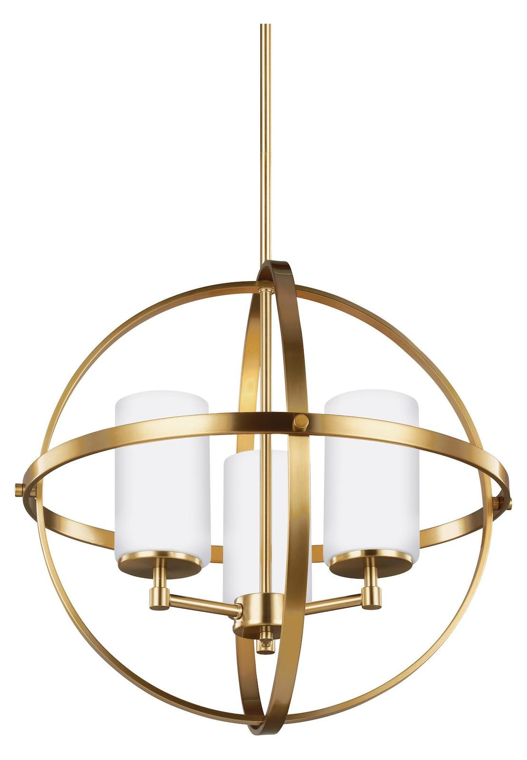 Three Light Chandelier by Generation Lighting
