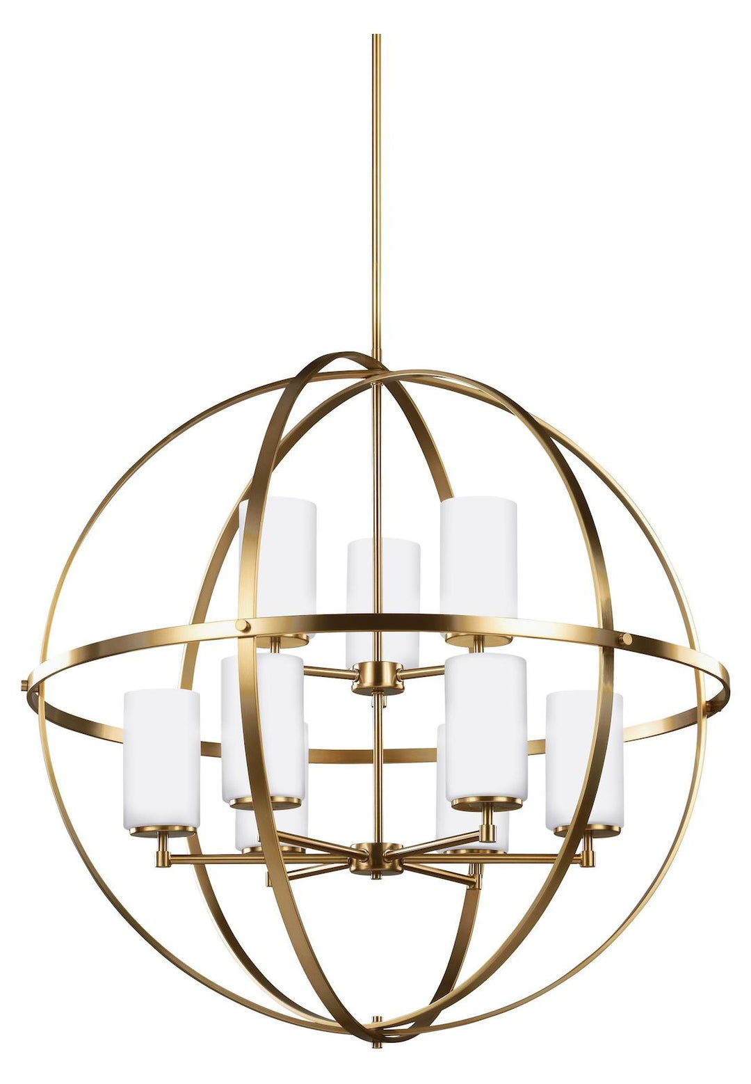 Nine Light Chandelier by Generation Lighting