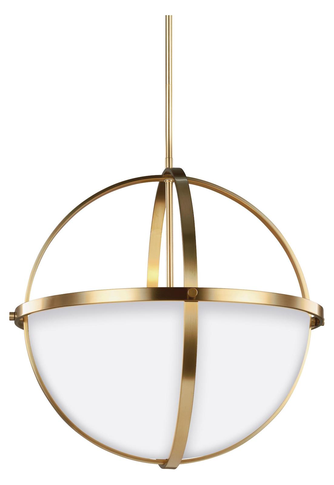 Three Light Pendant by Generation Lighting
