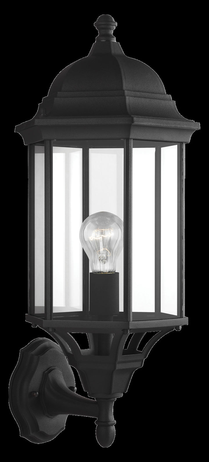 Large One Light Uplight Outdoor Wall Lantern