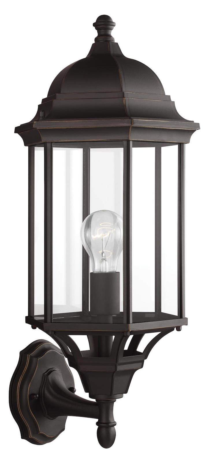 Large One Light Uplight Outdoor Wall Lantern by Generation Lighting