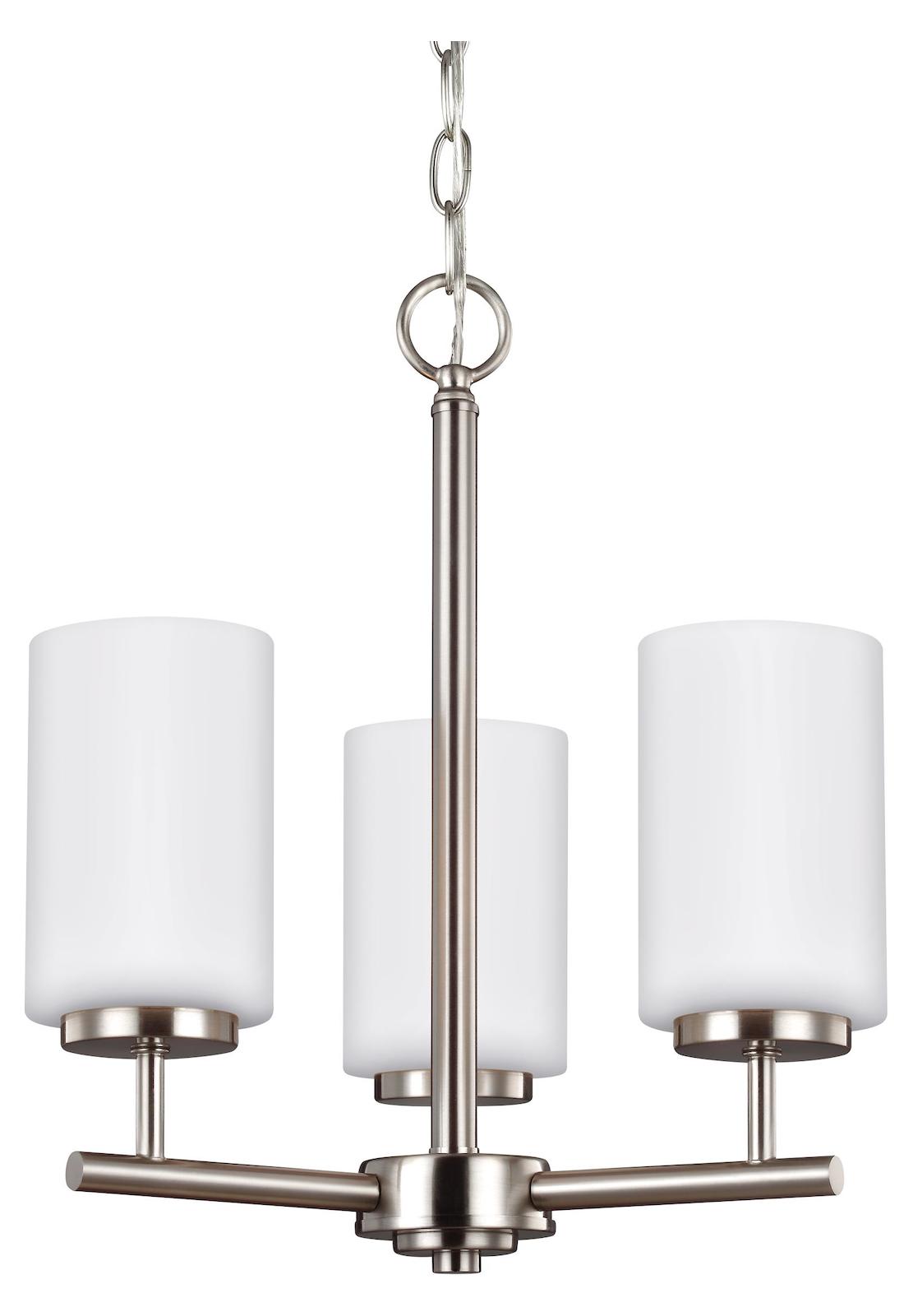 Three Light Chandelier by Generation Lighting