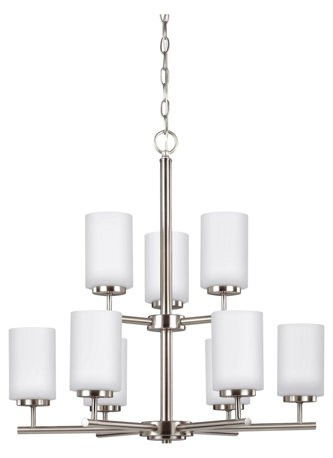 Nine Light Chandelier by Generation Lighting
